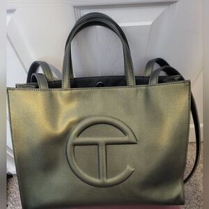 Telfar Medium Shopper in Acid